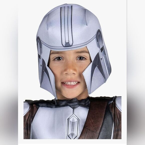 New STAR WARS Toddler Mandalorian Costume Boys Halloween Costume 3T-4T - Picture 3 of 8